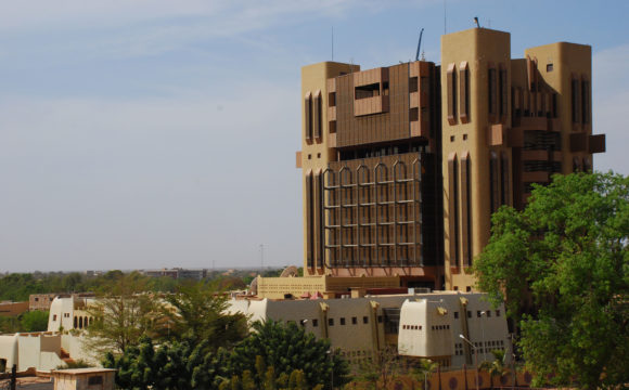 <a href="https://commons.wikimedia.org/wiki/User:Wegmann">by Wegmann</a>   <a href="https://commons.wikimedia.org/wiki/File:Ouagadougou_BCEAO_day.JPG">Seat of the central bank of CFA-Franc BCEAO (Franc de la Communauté Financière d’Afrique)</a>   <a href="https://creativecommons.org/licenses/by-sa/3.0/legalcode" rel="license">CC BY-SA 3.0</a>